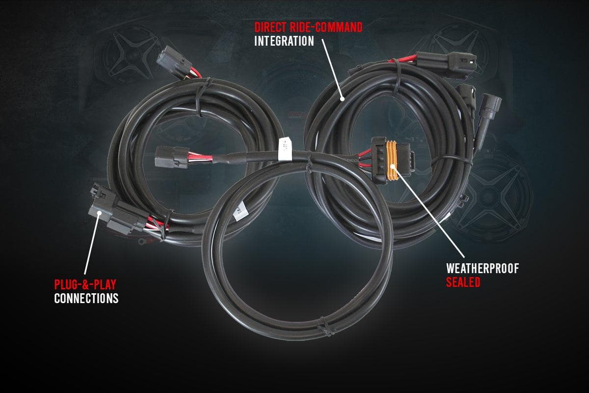 Photo of Polaris RZR Phase X Kicker 5-Speaker Plug-&-Play System for Ride Command (2014-2023) by SSV Works - Premium Audio for UTVs / Side by Sides