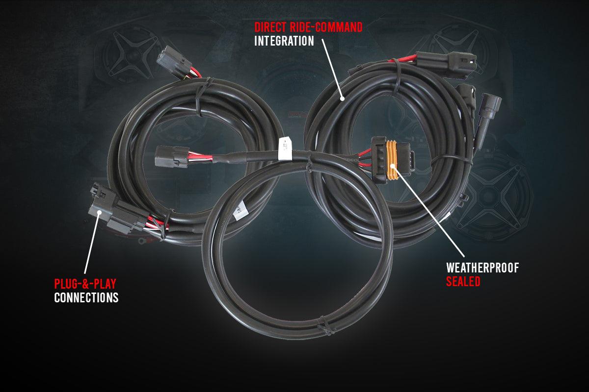 Photo of Polaris RZR Pro Kicker 5-Speaker Plug-&-Play System for Ride Command (2020-2023) by SSV Works - Premium Audio for UTVs / Side by Sides