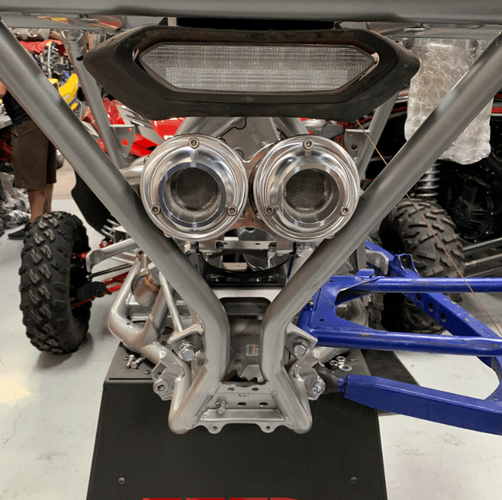 Photo of Weller Racing YXZ Full Dual Exhaust System by Weller Racing - Premium Exhaust Systems & Components for UTVs / Side by Sides