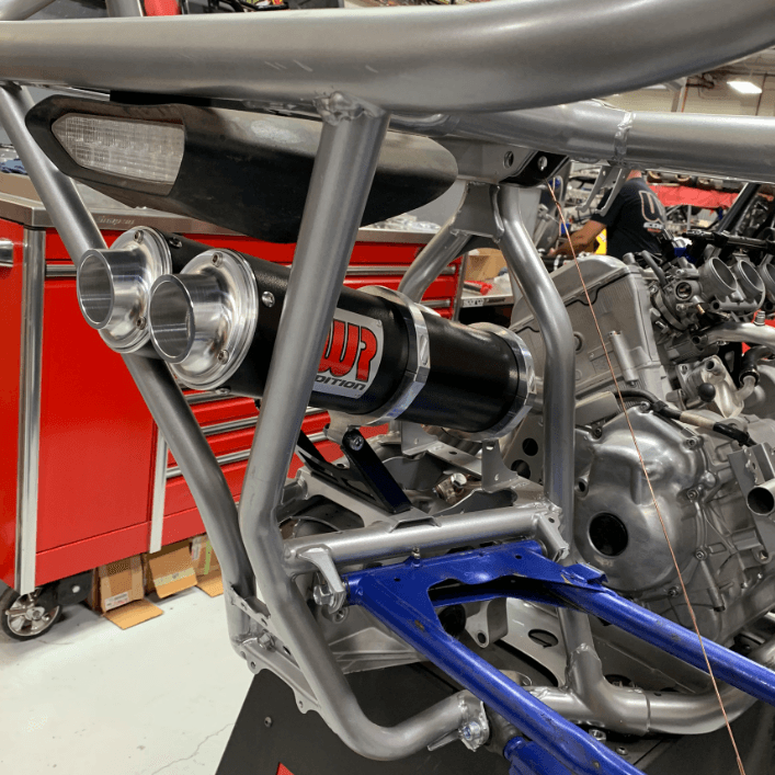 Photo of Weller Racing YXZ Full Dual Exhaust System by Weller Racing - Premium Exhaust Systems & Components for UTVs / Side by Sides