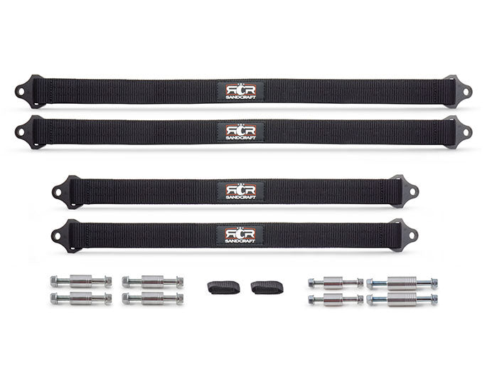 Photo of Sandcraft Limit Strap Kit 2014-2022 Rzr Xp 1000 / 2016-2020 Rzr Xp Turbo by Sandcraft - Premium Limit Straps for UTVs / Side by Sides