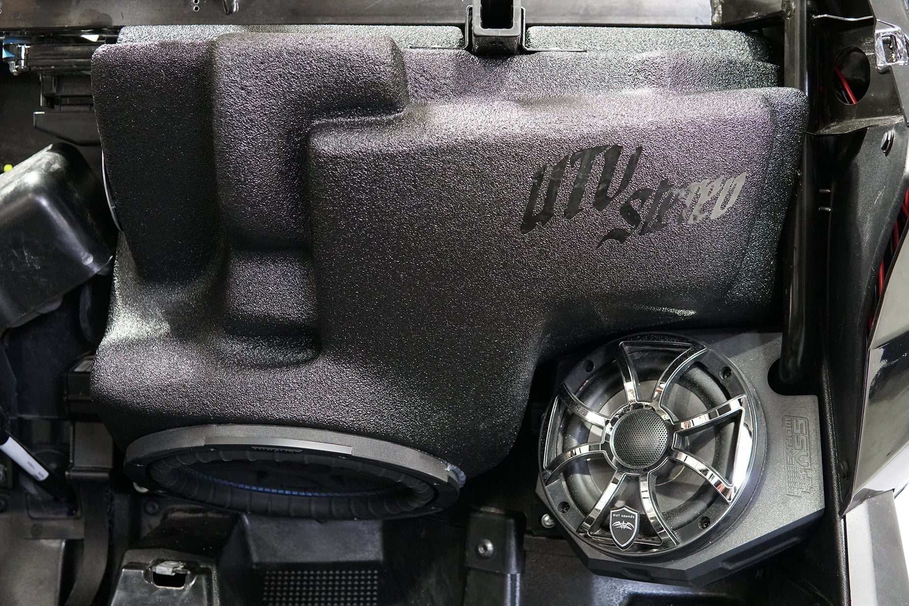 Photo of RZR® Special Edition 10" Vented Sub Enclosure by UTV Stereo - Premium Audio for UTVs / Side by Sides
