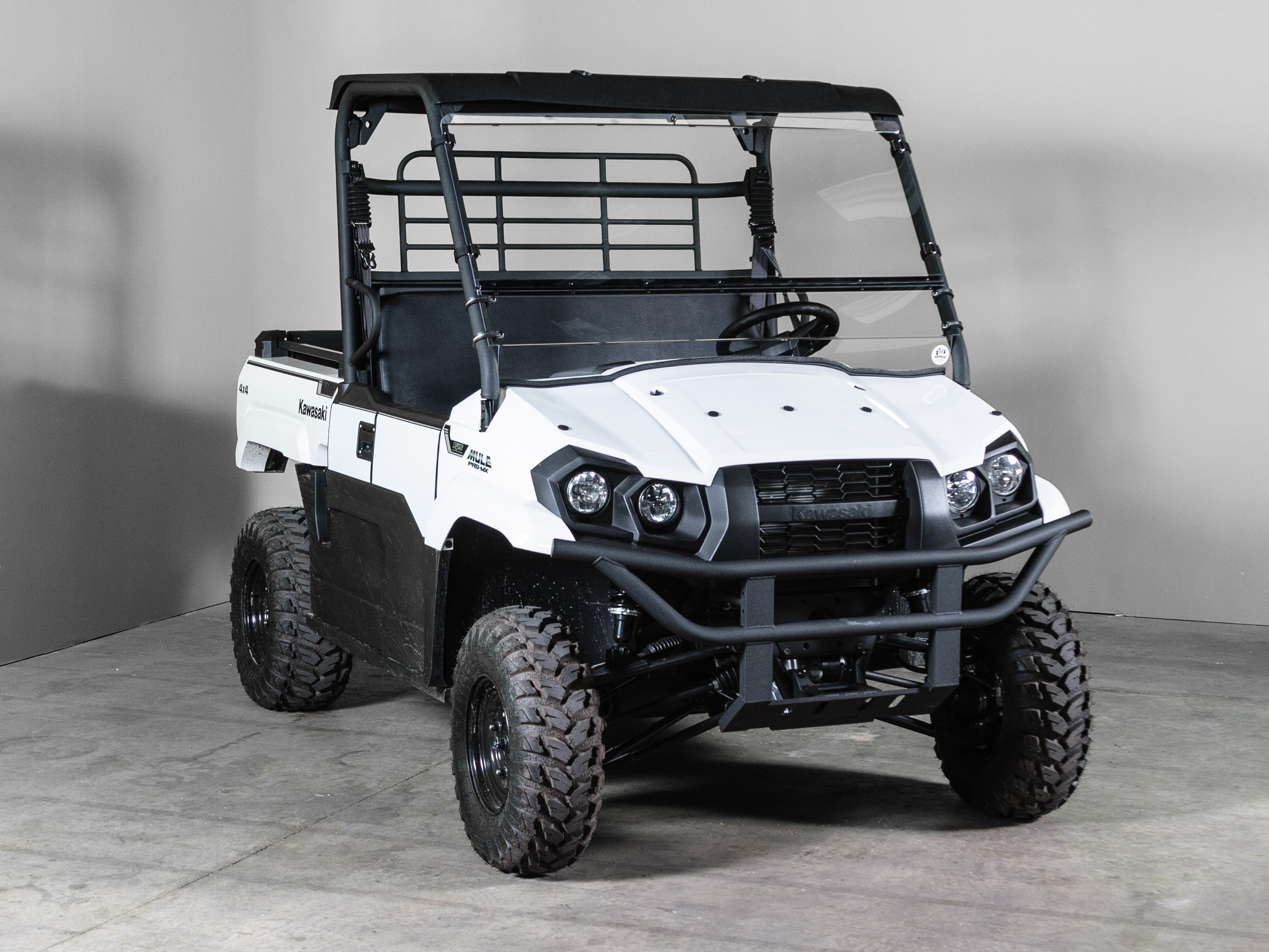 Photo of TERRARIDER KAWASAKI MULE MID / MX TILTING UTV WINDSHIELD - STANDARD 3/16” by UTV Windshields - Premium Windshields for UTVs / Side by Sides