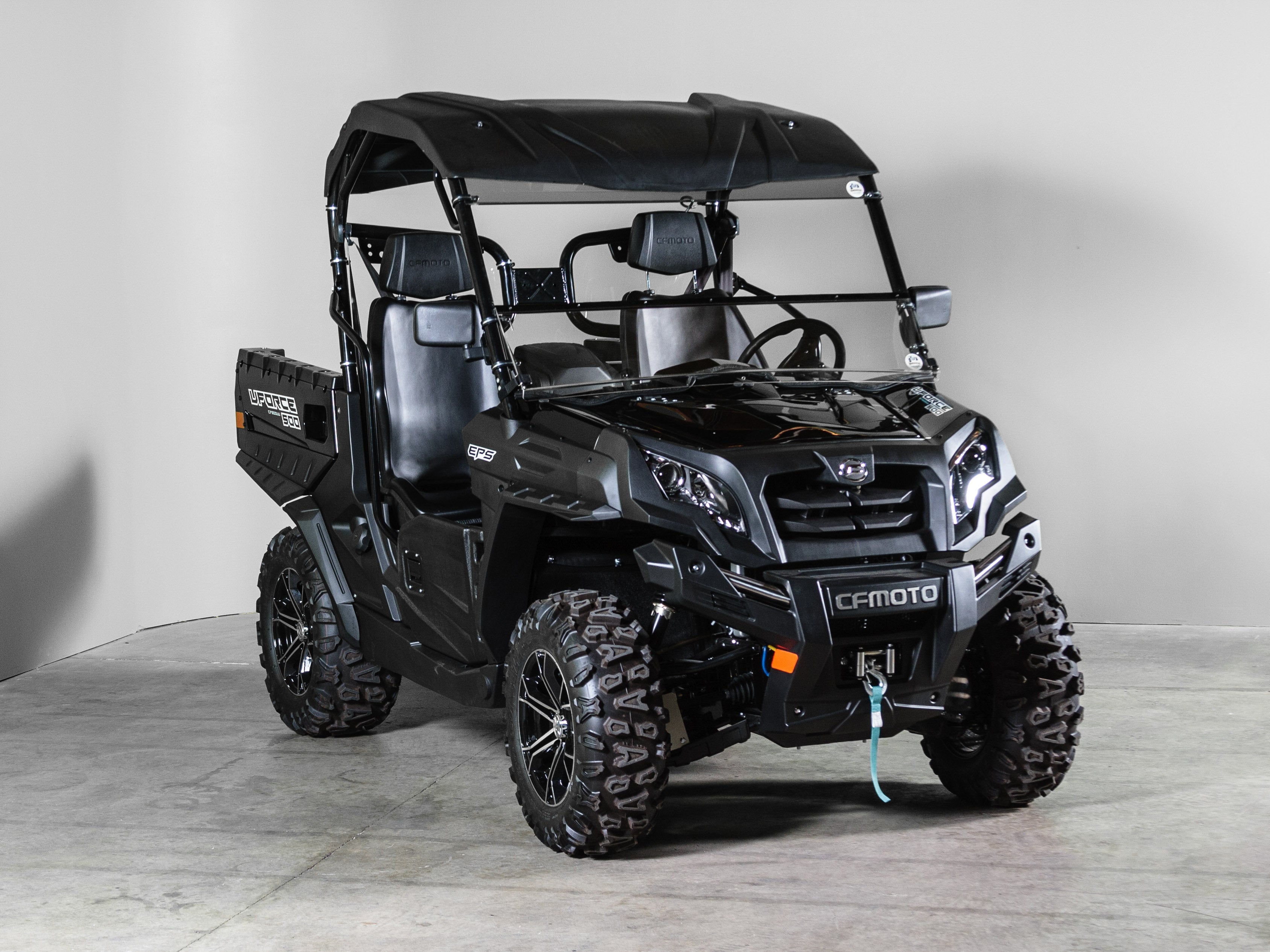 Photo of TERRARIDER CF MOTO UFORCE TILTING UTV WINDSHIELD (EXCLUDES 1000 AND 600 MODELS) - SCRATCH RESISTANT 1/4” by UTV Windshields - Premium Windshields for UTVs / Side by Sides