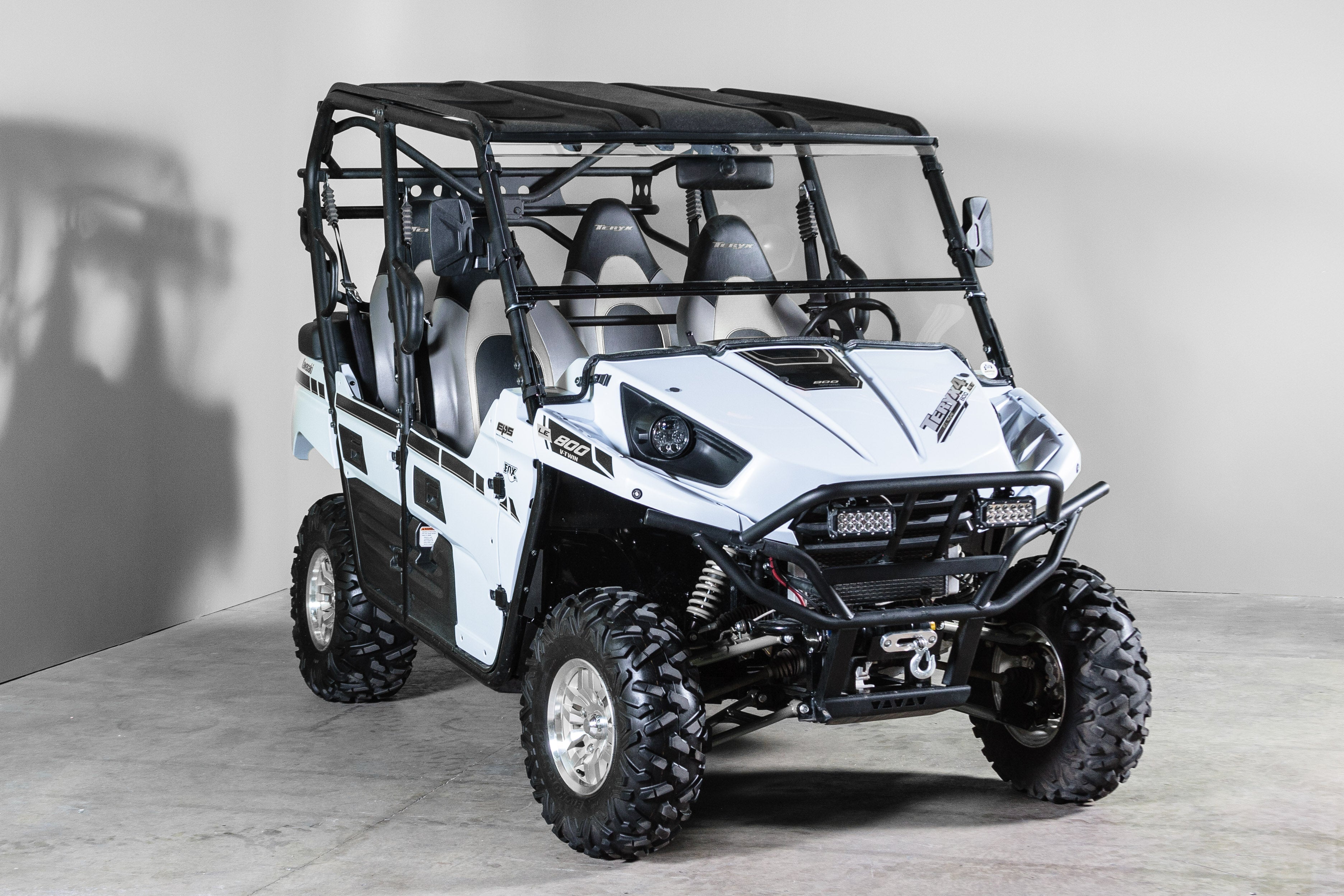 Photo of Kawasaki T4 Full Tilting 3/16" Windshield - Scratch Resistant (2012-20014) by UTV Windshields - Premium Windshields for UTVs / Side by Sides