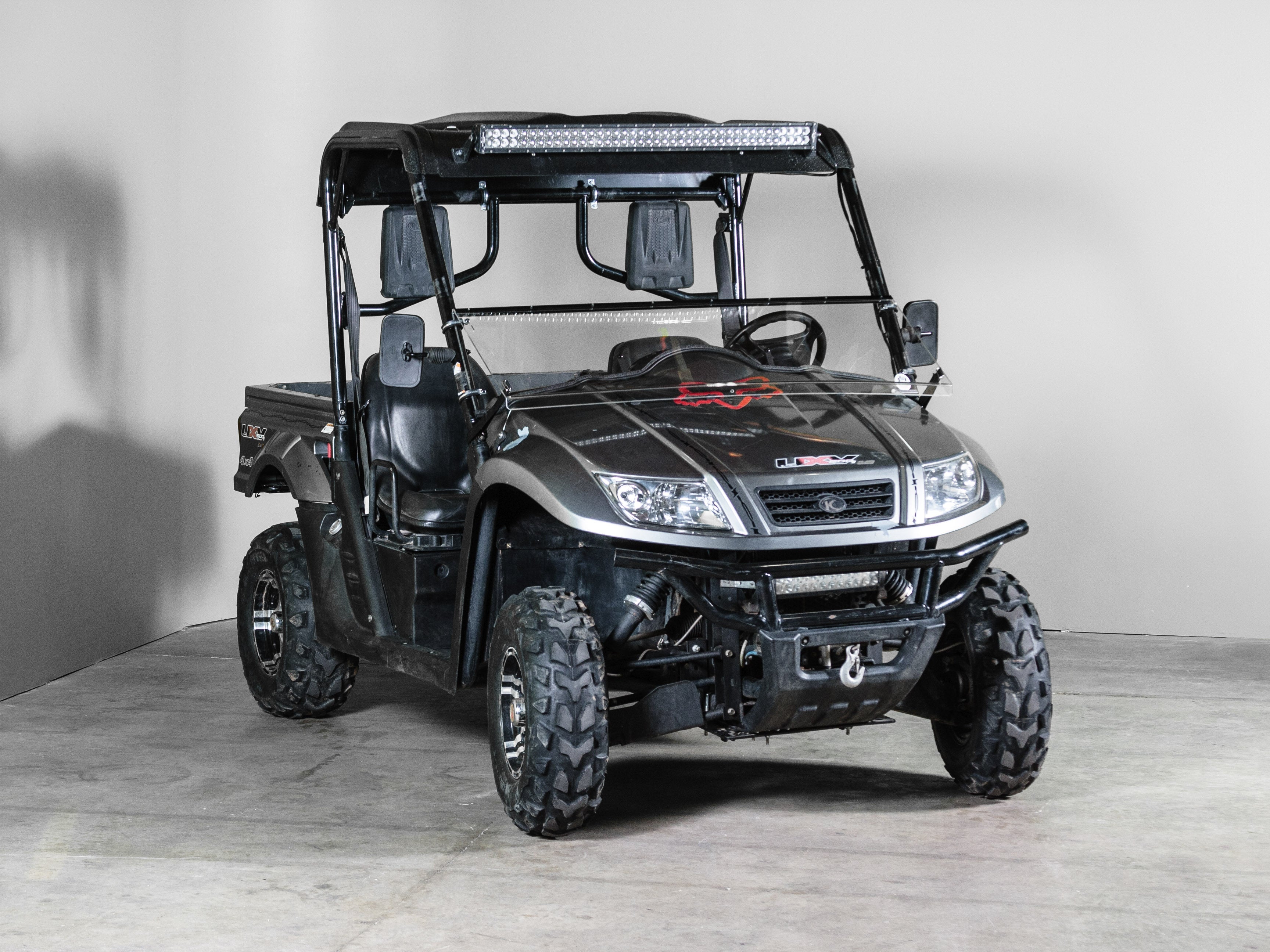Photo of TERRARIDER KYMCO (2009-2013) TILTING UTV WINDSHIELD - STANDARD 3/16” by UTV Windshields - Premium Windshields for UTVs / Side by Sides
