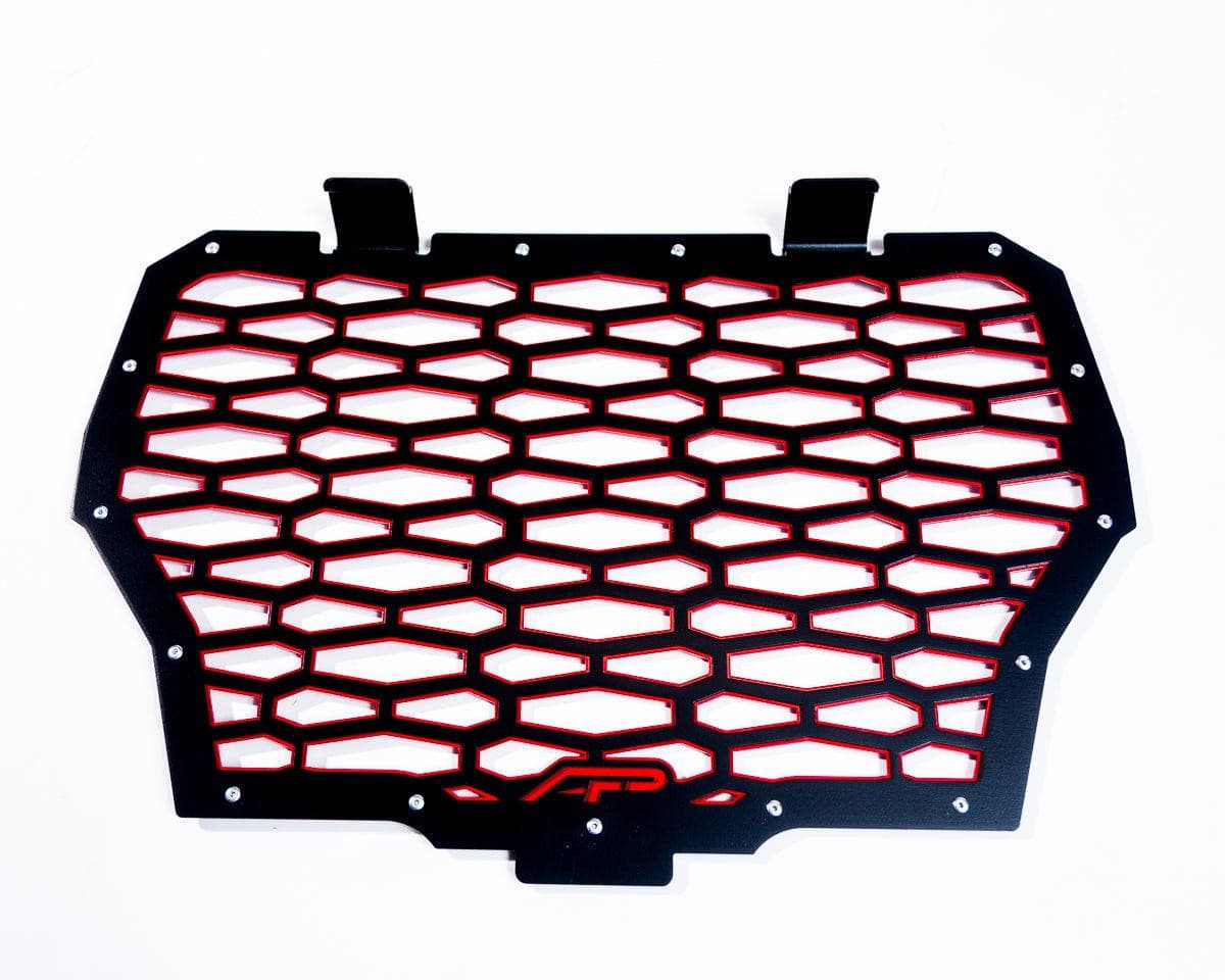 Premium Grill Red Polaris RZR XP Turbo 2017-2018 - R1 Industries