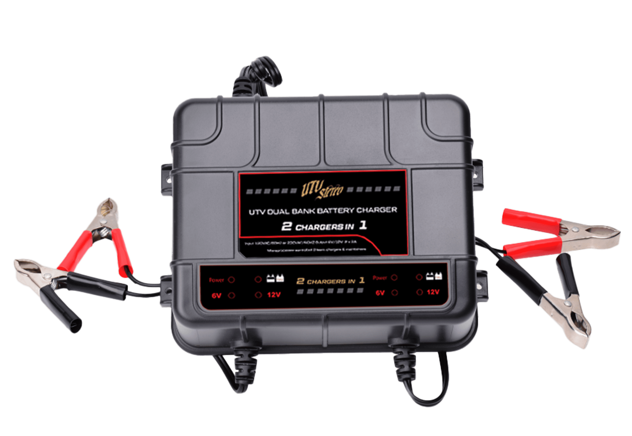 Photo of Dual-Bank Battery Charger by UTV Stereo - Premium Batteries for UTVs / Side by Sides
