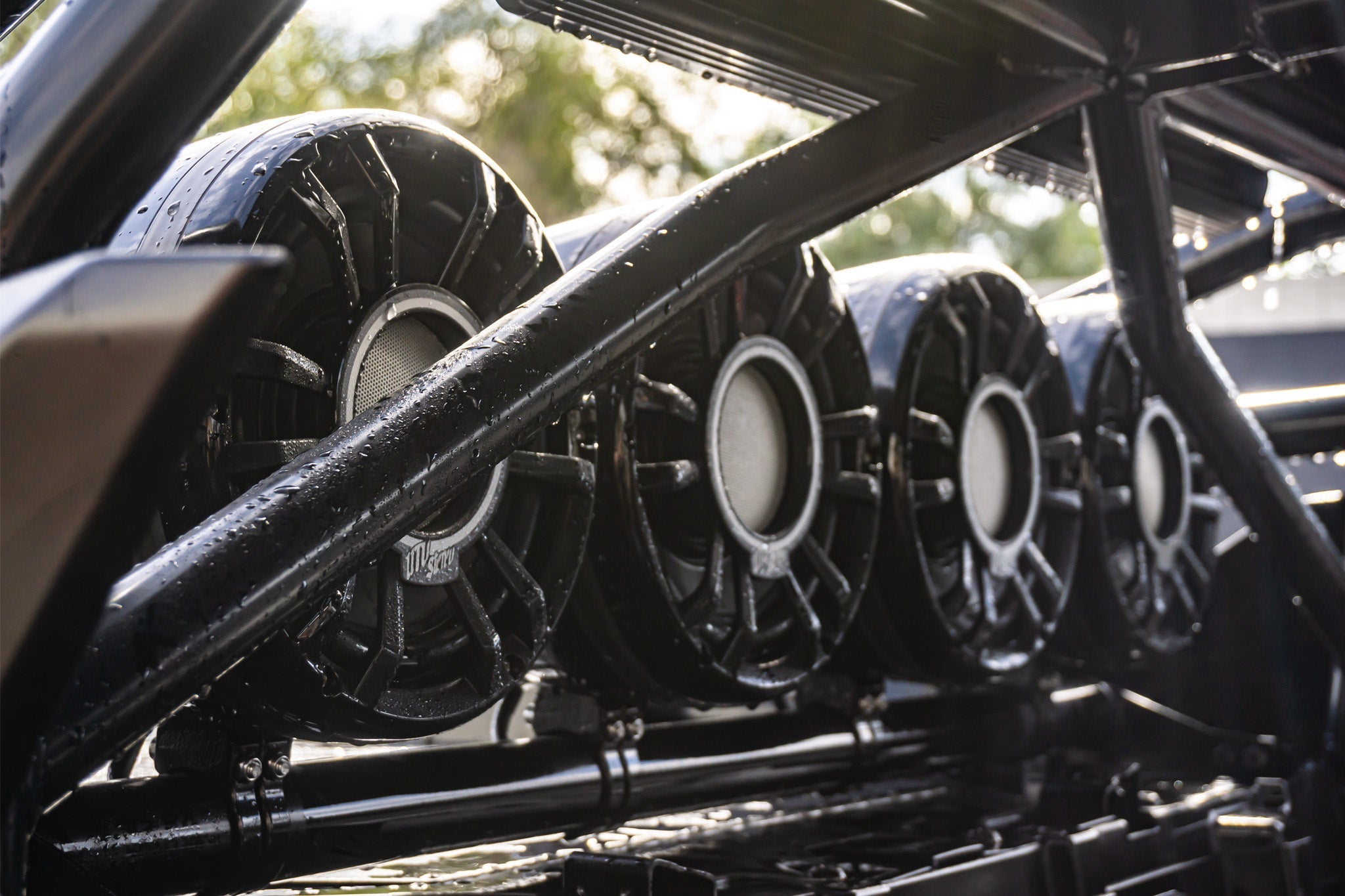 Photo of RZR® Pro Series Rear Speaker Bar by UTV Stereo - Premium Audio for UTVs / Side by Sides