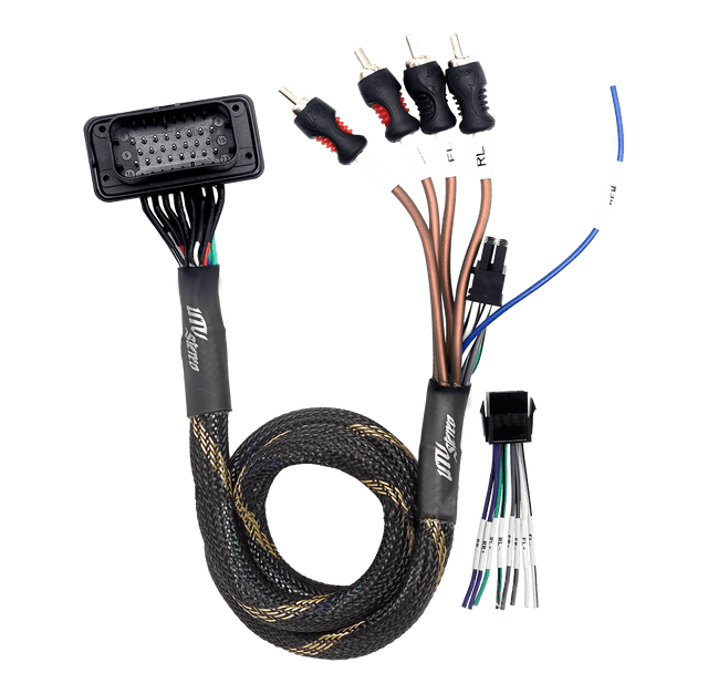 RZR® Pro Series Ride Command Front & Rear RCA Output + Speaker Wire & Remote |  R1 Industries | UTV Stereo.