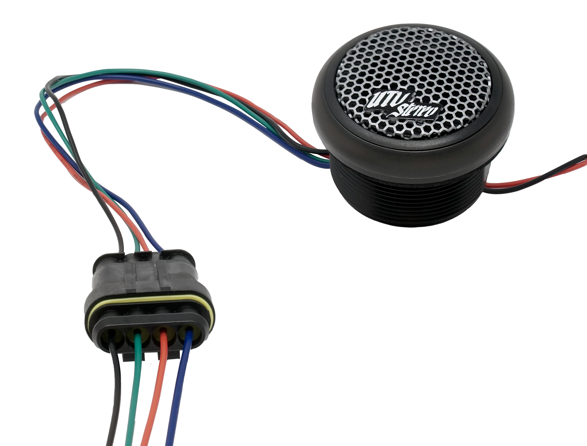 Photo of Pro Series 1" Tweeter w/ Built In RGB LED (Pair) by UTV Stereo - Premium Audio for UTVs / Side by Sides