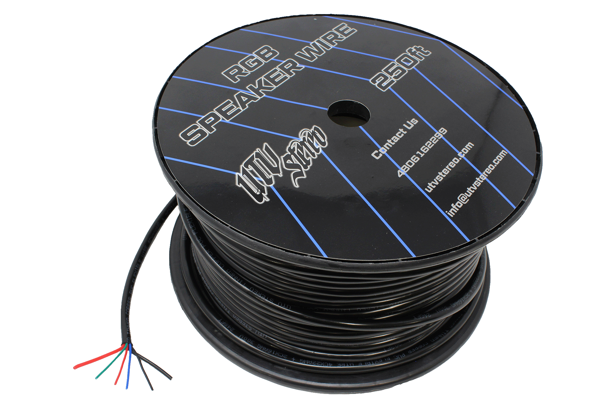Photo of 6 Conductor RGB Speaker Wire - 250' by UTV Stereo - Premium Audio for UTVs / Side by Sides