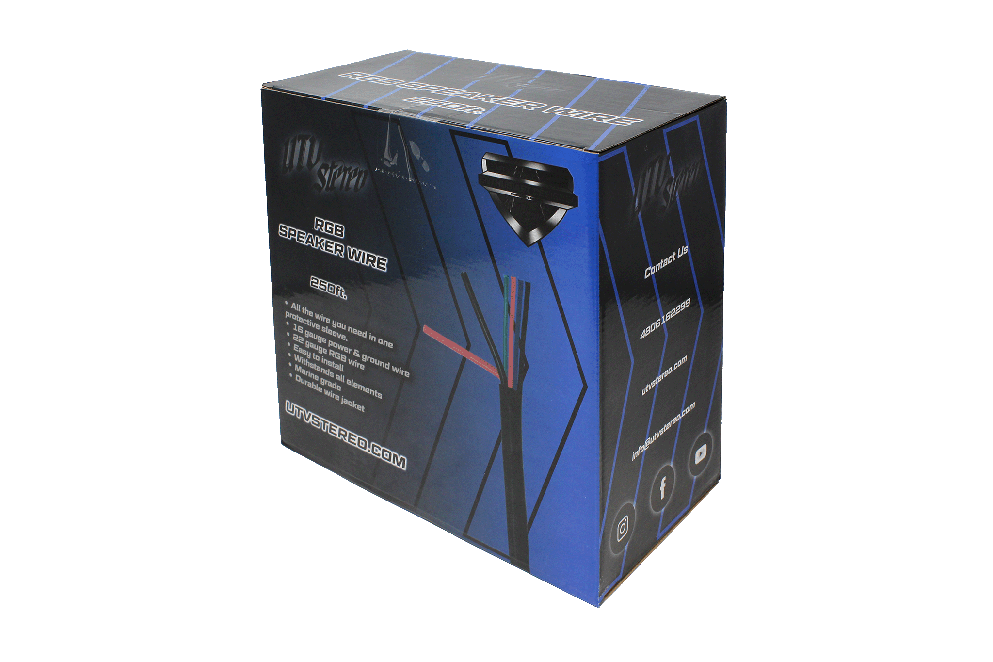 Photo of 6 Conductor RGB Speaker Wire - 250' by UTV Stereo - Premium Audio for UTVs / Side by Sides