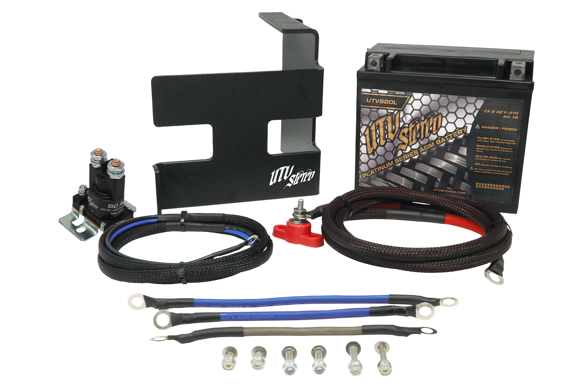 Photo of Can-Am X3 2nd Battery Kit by UTV Stereo - Premium Batteries for UTVs / Side by Sides