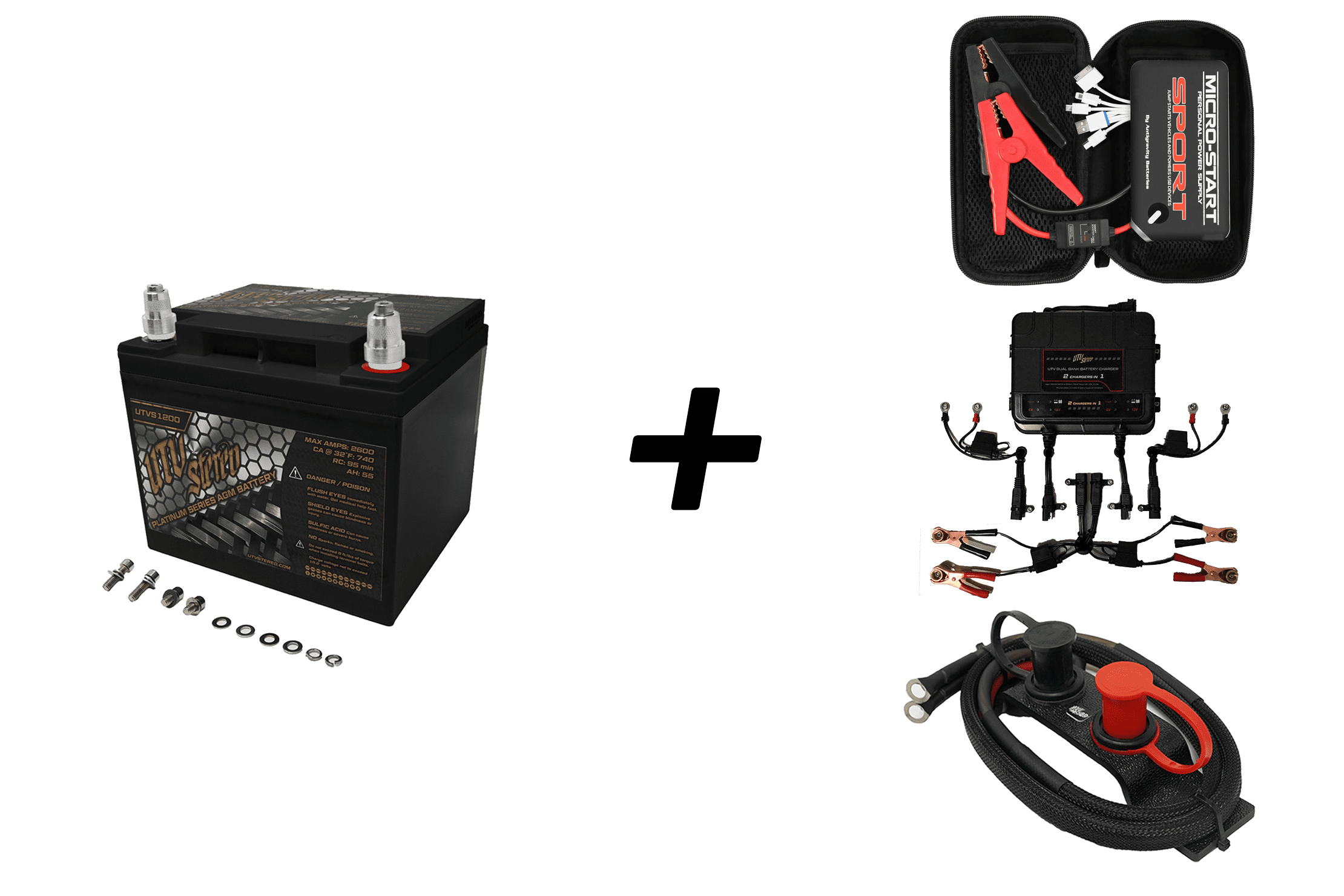 Photo of Platinum Series AGM 1200 Battery by UTV Stereo - Premium Batteries for UTVs / Side by Sides