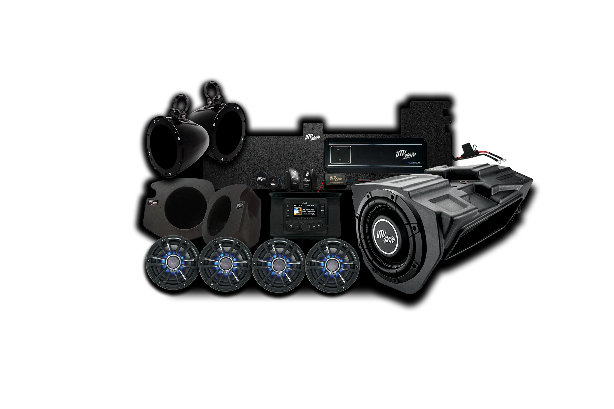 Photo of RZR® Signature Series Stage 6 Stereo Kit by UTV Stereo - Premium Audio for UTVs / Side by Sides