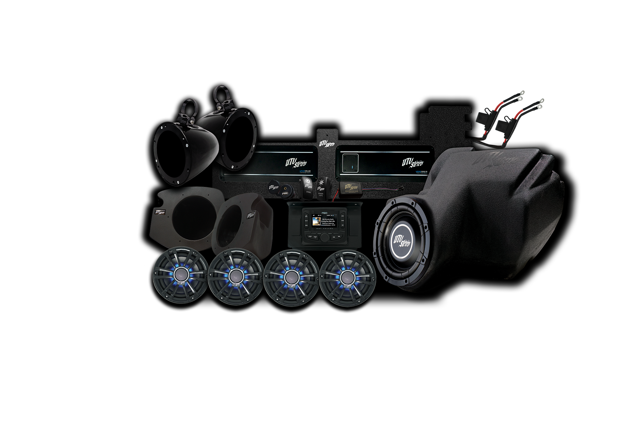 Photo of RZR® Signature Series Stage 7 Stereo Kit by UTV Stereo - Premium Audio for UTVs / Side by Sides