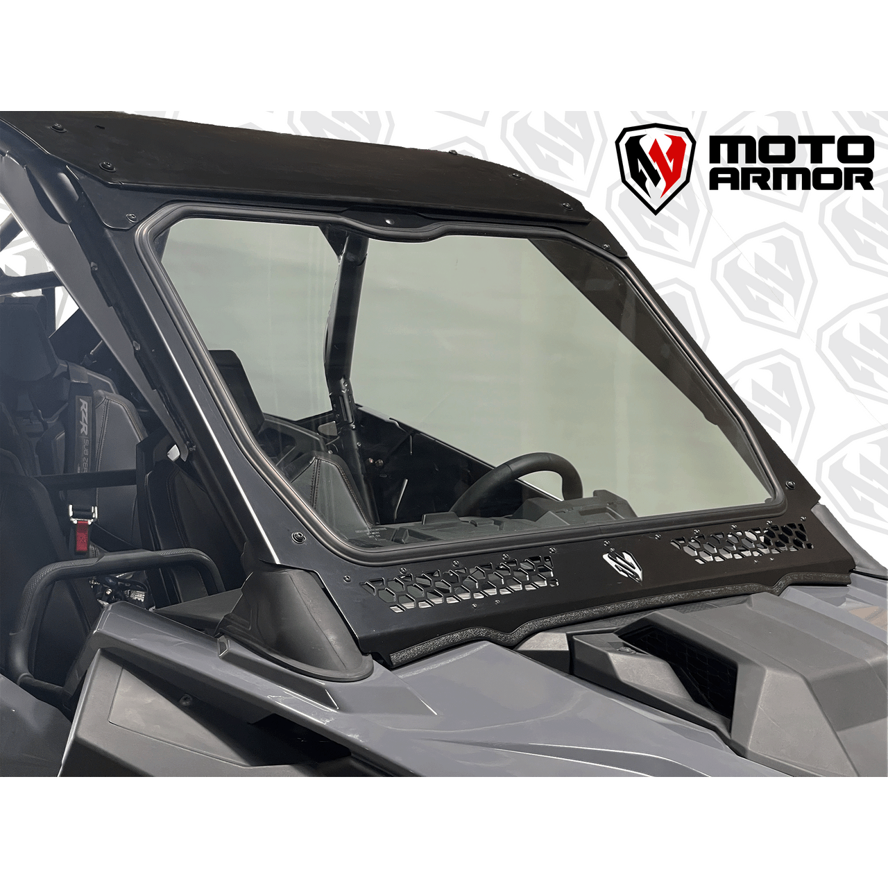 Photo of Polaris RZR Pro R 4 Full Glass Windshield by Moto Armor - Premium Windshields for UTVs / Side by Sides