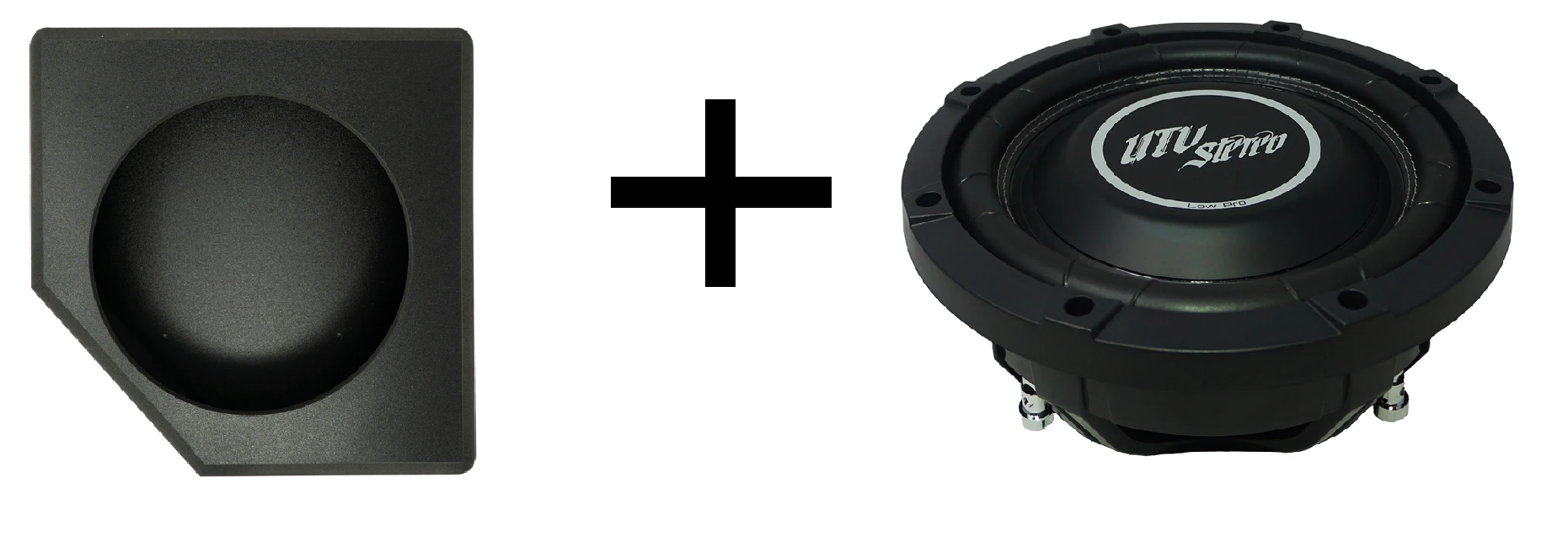 Photo of Can-Am Maverick X3 Rear Low-Profile Driver Side 10” Sub Box Enclosure – Unloaded (17+) by UTV Stereo - Premium Audio for UTVs / Side by Sides