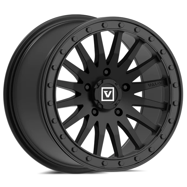 V06 SATIN BLACK |  R1 Industries | Valor Wheels.