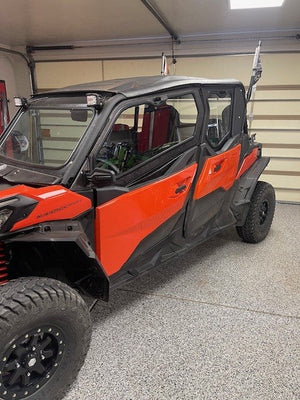 CANAM MAVERICK SPORT/TRAIL 4-SEAT Cab Enclosure "THE VAULT" Upper Side Doors & Panels (Patent Pending)