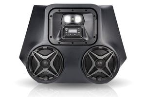 Polaris RZR 570/800/900 2-Speaker Overhead Weather proof Audio-System w/Dome Light - R1 Industries