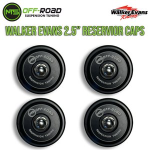 MTS Off-Road Schrader Valve Reservoir Caps (FOR 2.0-2.5" WALKER EVANS RESERVOIRS ONLY)