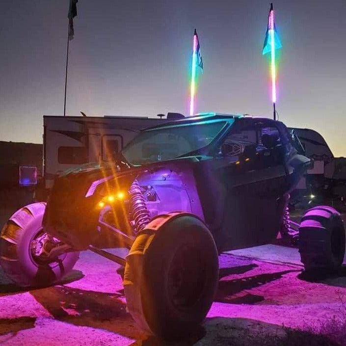 Photo of Wildcat Extreme LED Light Whip (Single) by R1 Industries - Premium LED Light Whips & Rock Lights for UTVs / Side by Sides