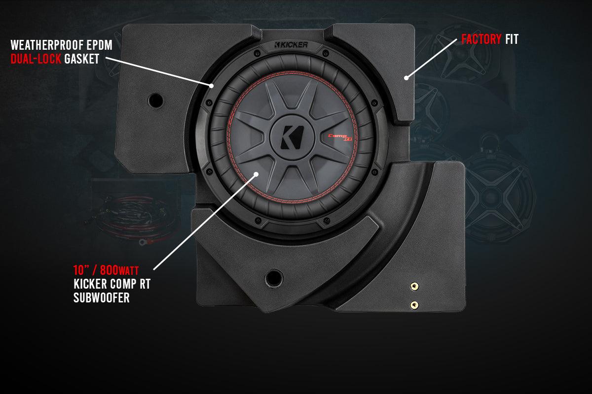 Can-Am Maverick X3 Underseat Passenger 10in Subwoofer (2017-2023) - R1 Industries