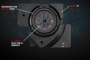 Can-Am Maverick X3 Underseat Passenger 10in Subwoofer (2017-2023) - R1 Industries