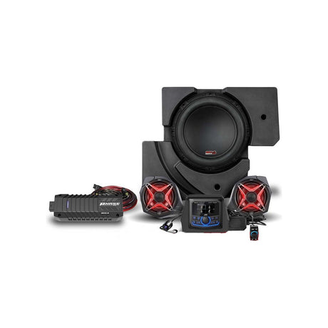 Photo of Can Am X3 Lighted 3-Speaker System with Head Unit by SSV Works - Premium Audio for UTVs / Side by Sides
