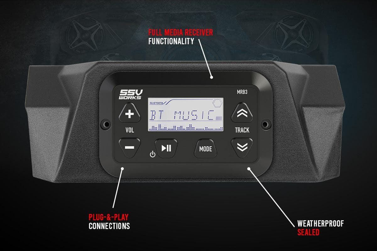 Photo of Phase X Kicker 8-Speaker Plug-and-Play System - Can-Am X3 (2017-2023) by SSV Works - Premium Audio for UTVs / Side by Sides