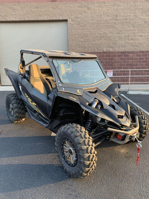 Dirt Warrior Yamaha YXZ 2019+ Full Glass Windshield with Vents