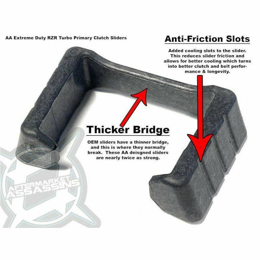 Photo of Polaris RZR Turbo (2016-2020) Heavy Duty Primary Sliders by Aftermarket Assassins - Premium Clutch Tools & Accessories for UTVs / Side by Sides