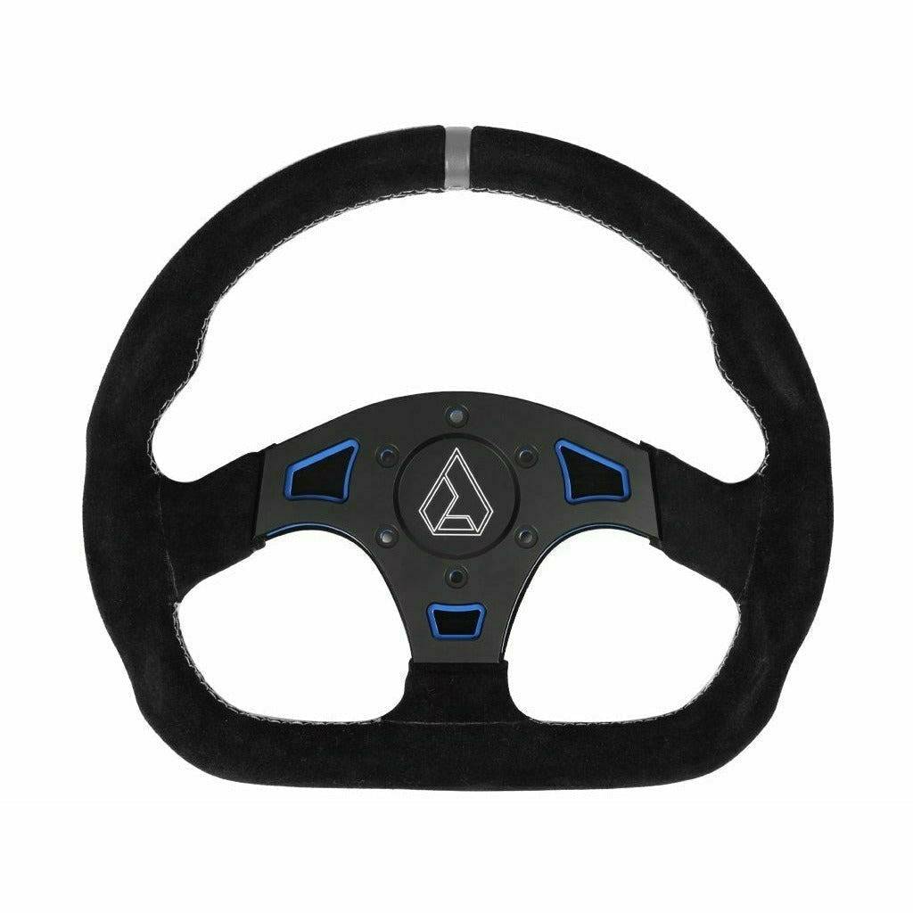 Ballistic "D" Suede UTV Steering Wheel