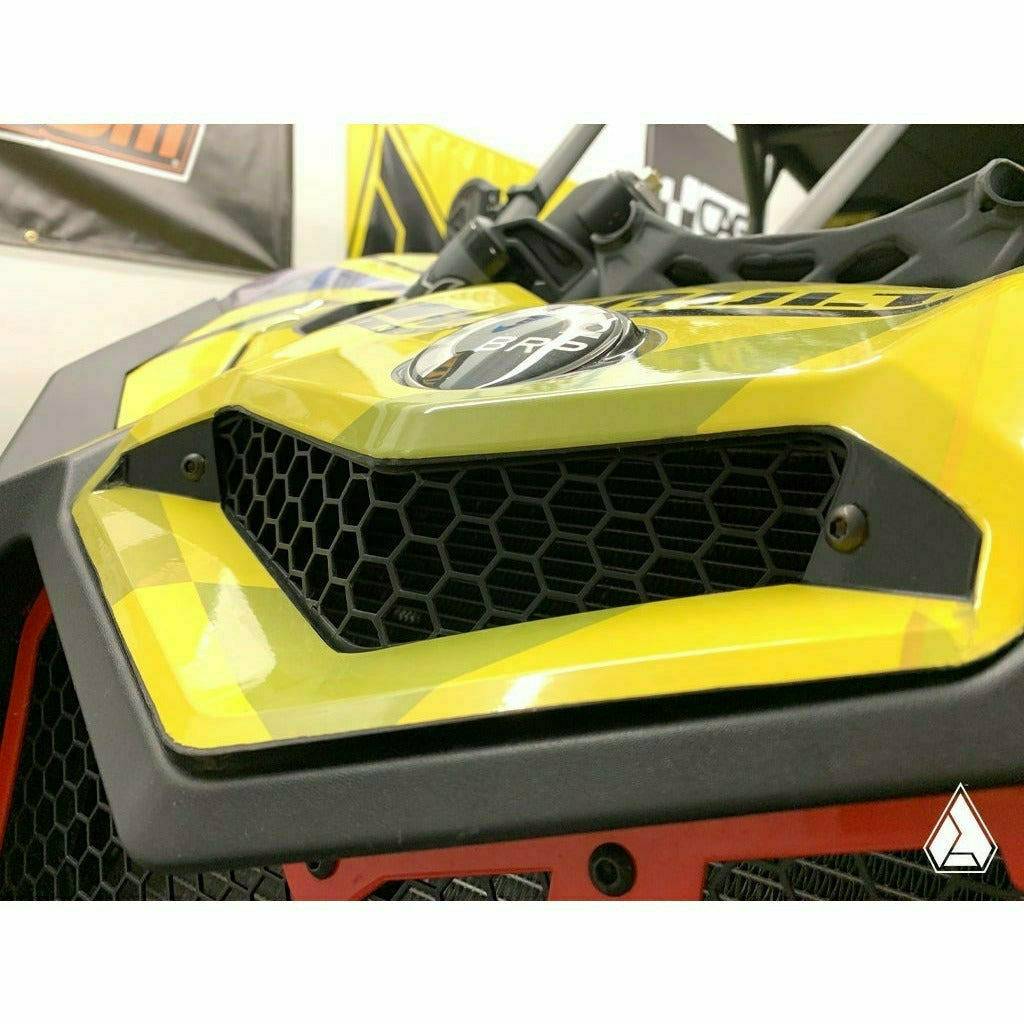 Photo of Can Am X3 Honeycomb Bonnet Front Grille by Assault Industries - Premium Grilles for UTVs / Side by Sides