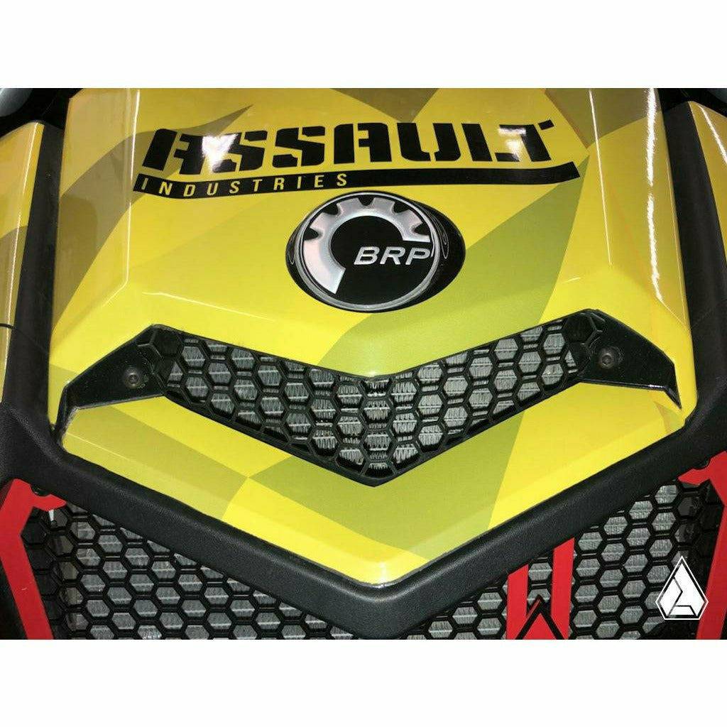 Photo of Can Am X3 Honeycomb Bonnet Front Grille by Assault Industries - Premium Grilles for UTVs / Side by Sides