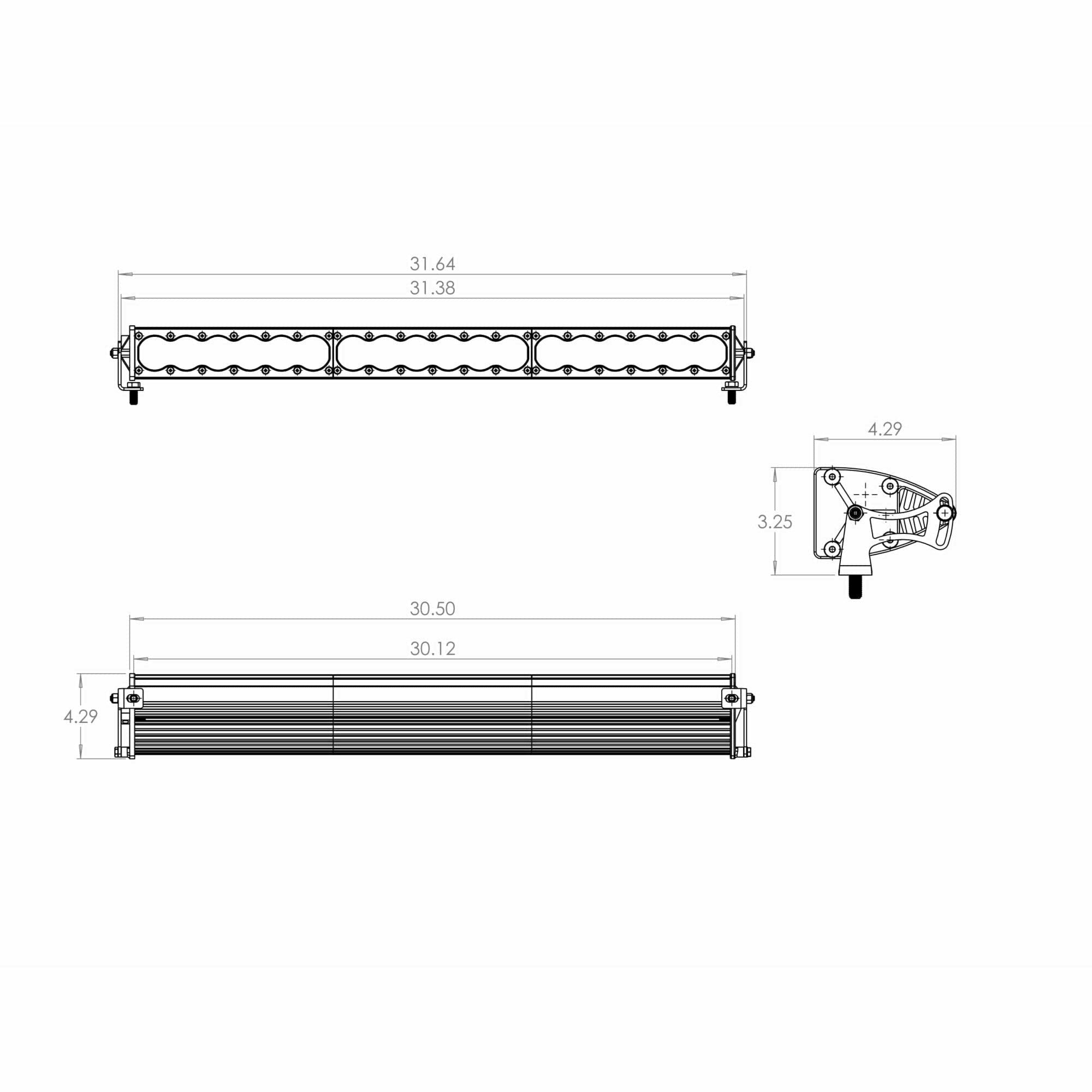 Photo of OnX6+ 30" LED Light Bar by Baja Designs - Premium Light Bars for UTVs / Side by Sides