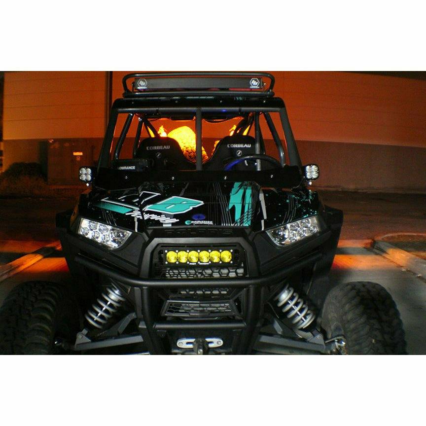 Photo of Polaris Ranger / RZR Front Grille and Light Bar Kit by Baja Designs - Premium Light Bars for UTVs / Side by Sides