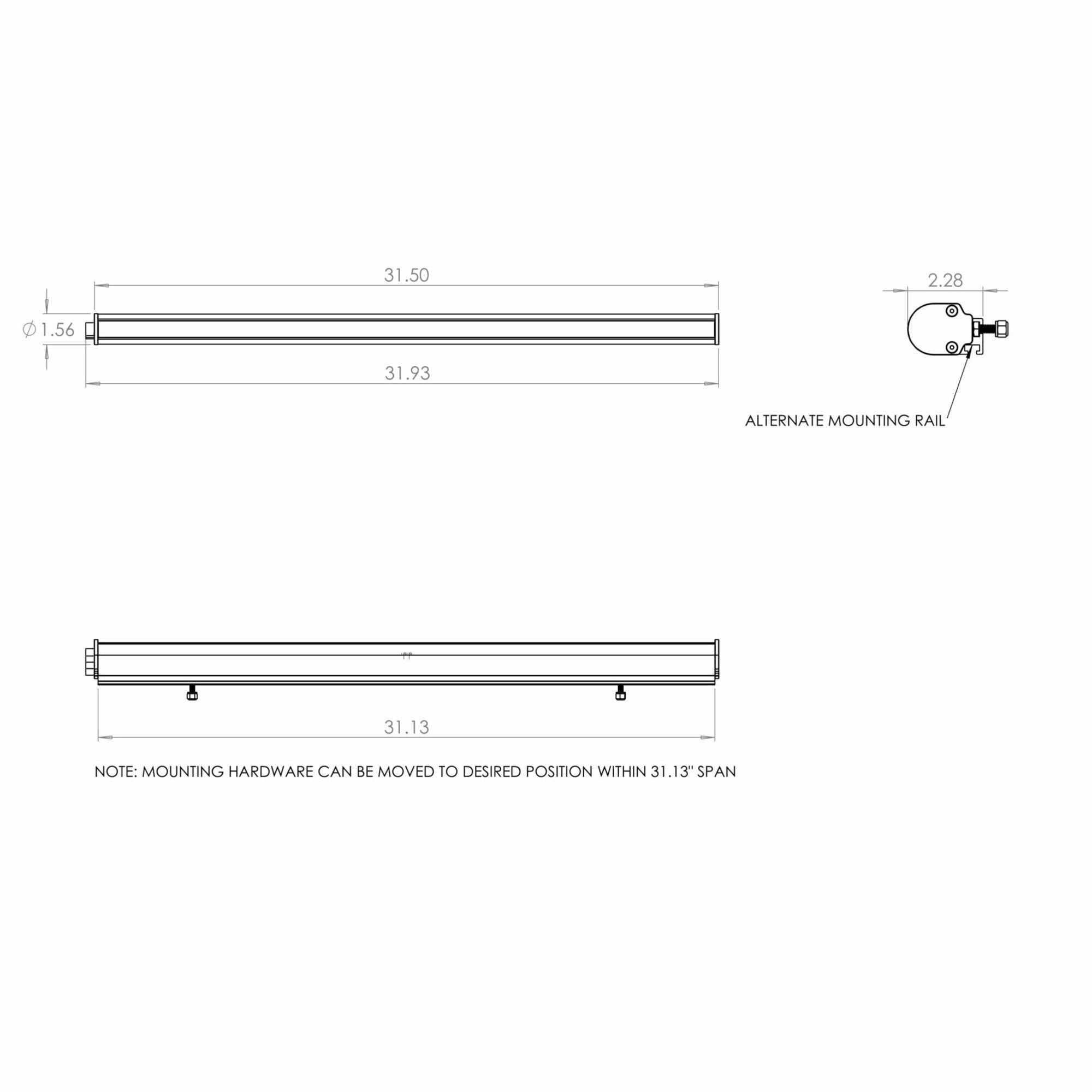 Universal RTL-S LED Rear Light Bar with Turn Signal