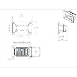 S2 Pro Flush Mount LED Light Pod Reverse Kit