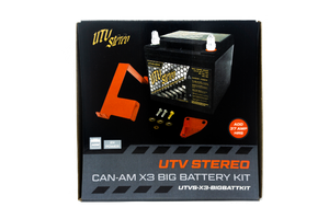 Can-Am X3 Big Battery Kit |  R1 Industries | UTV Stereo.