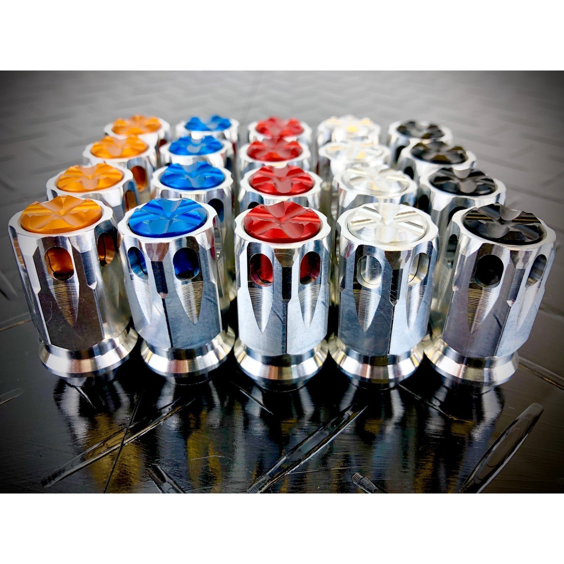 Photo of Billet Lug Nuts (12x1.25mm) by Packard Performance - Premium Lug Nuts & Studs for UTVs / Side by Sides