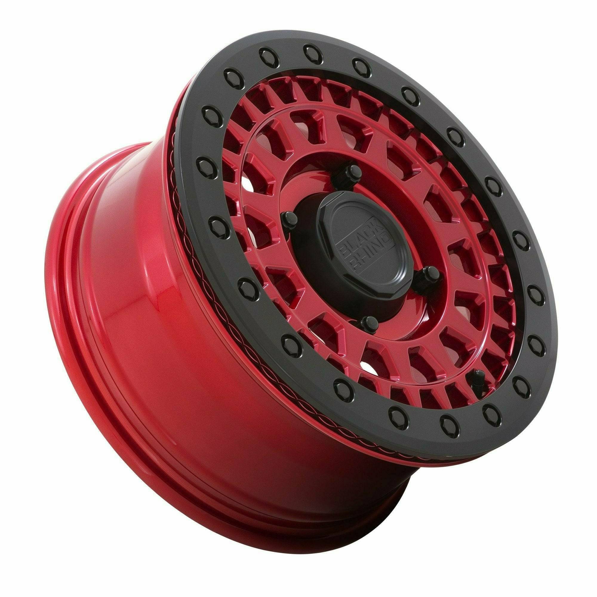 Parker Beadlock UTV Wheel (Red/Black)