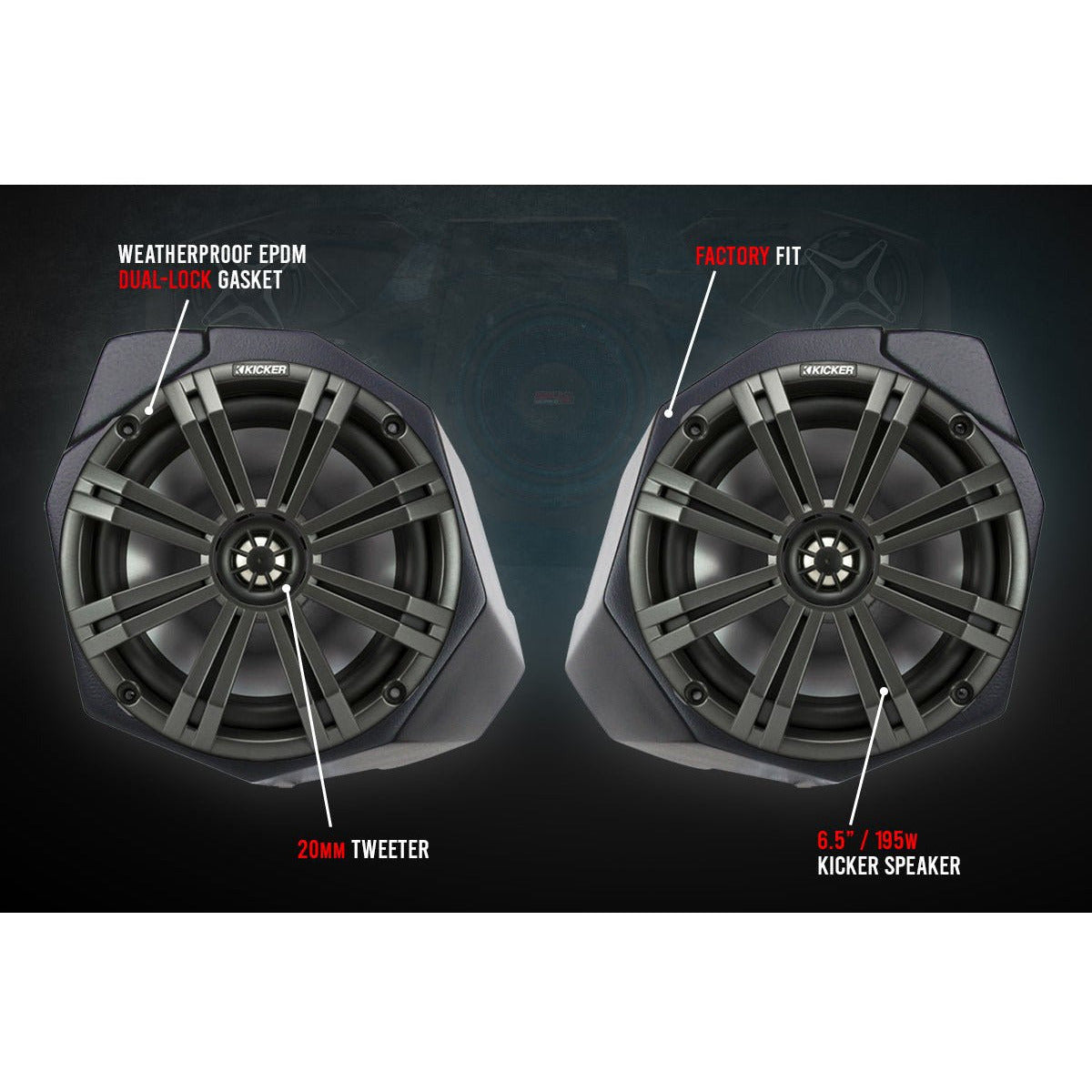 Photo of Can Am X3 5-Speaker Audio System by SSV Works - Premium Audio for UTVs / Side by Sides