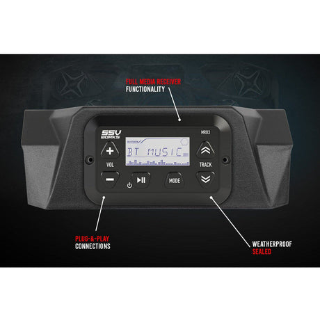 Photo of Can Am X3 5-Speaker Audio System by SSV Works - Premium Audio for UTVs / Side by Sides