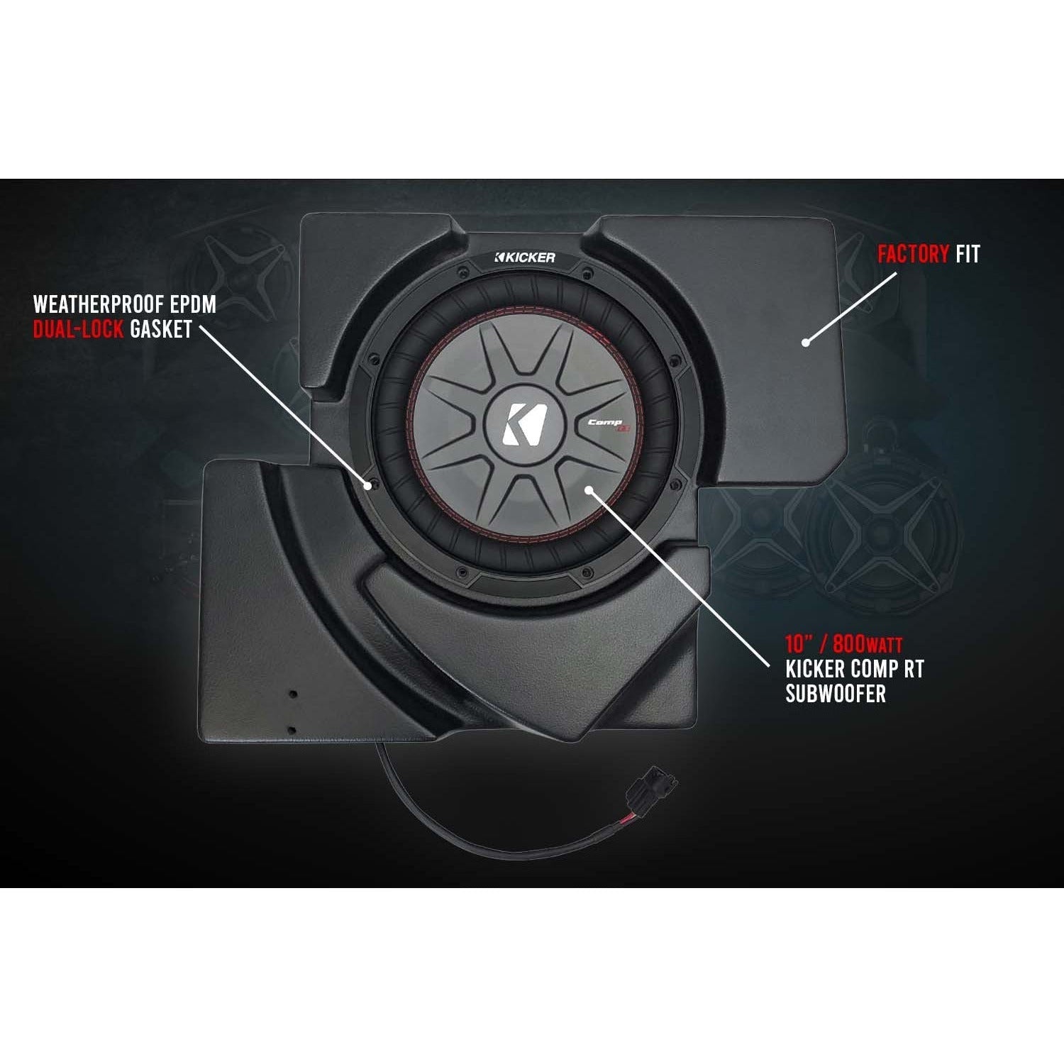 Photo of Can Am X3 Driver Subwoofer Enclosure by SSV Works - Premium Audio for UTVs / Side by Sides