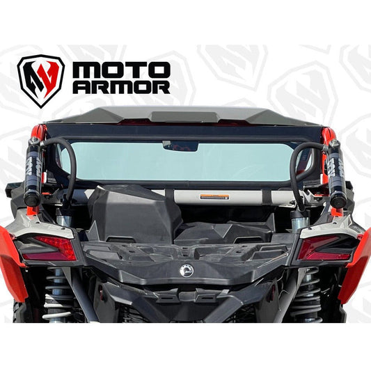Photo of Can Am X3 Rear Glass Windshield by Moto Armor - Premium Windshields for UTVs / Side by Sides