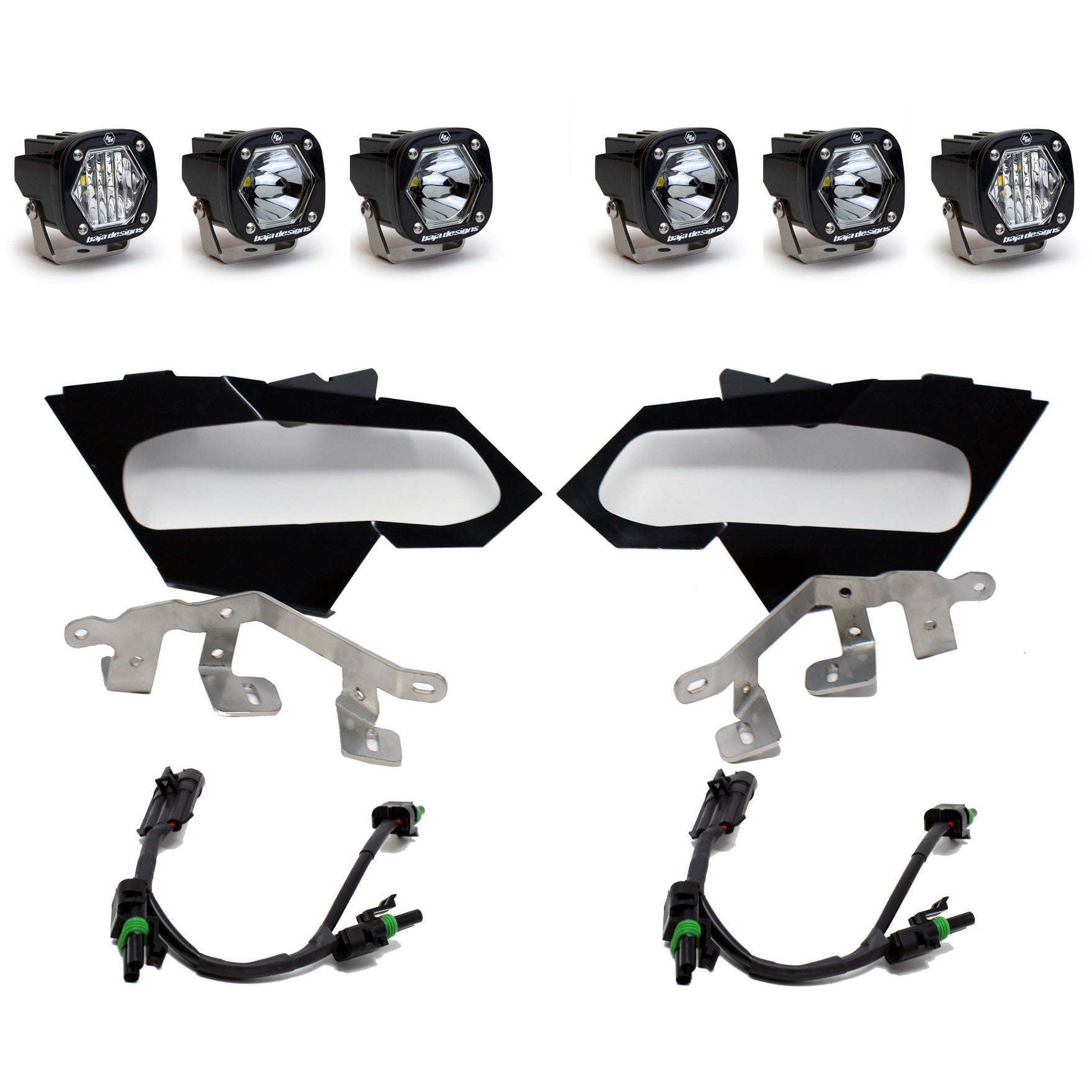 Can Am X3 S1 Triple LED Headlight Kit