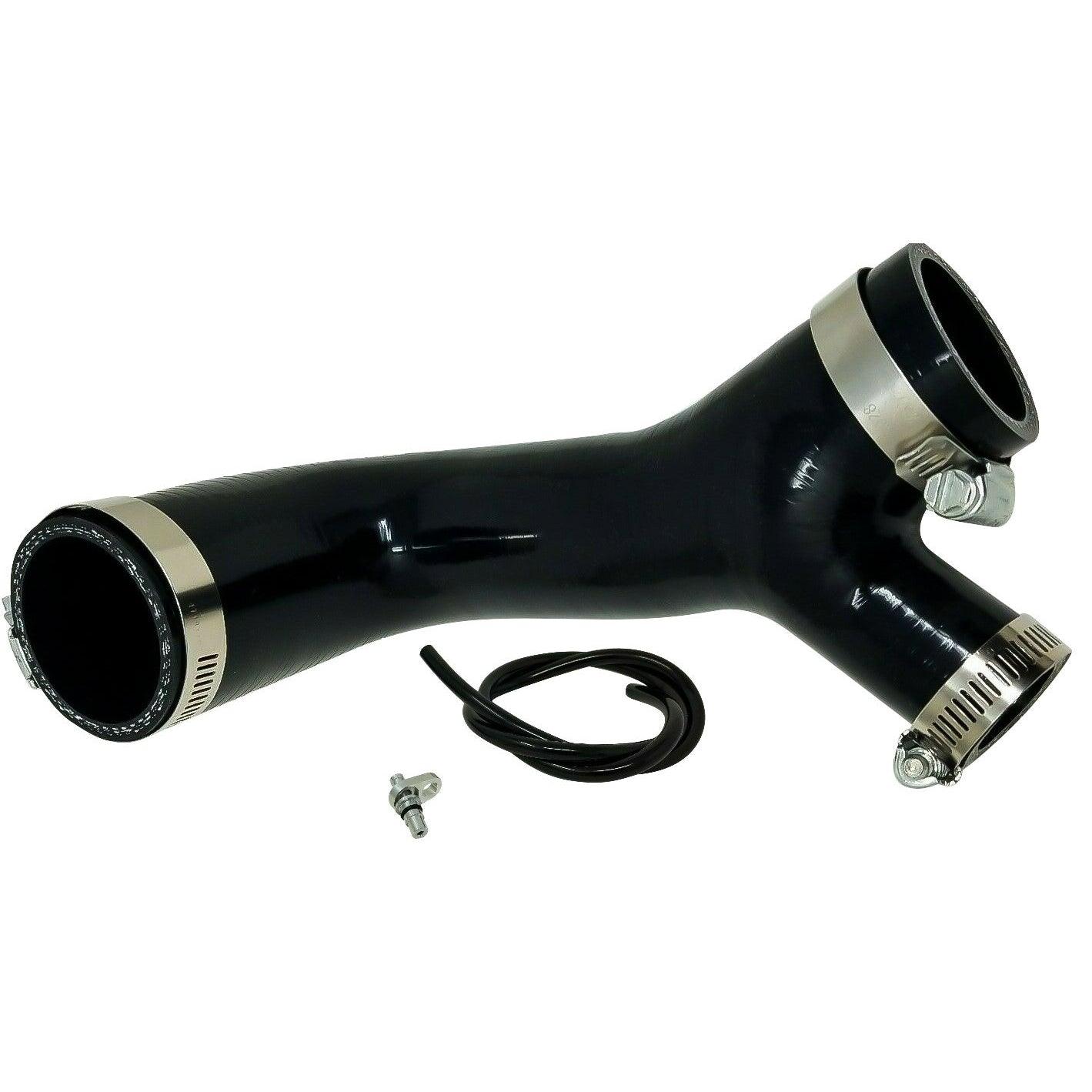 Photo of RPM-SxS Black Silicone Blow Off Valve Adapter Tube - Can Am Maverick X3 Turbo by RPM SXS - Premium Blow-Off Valves & BOV Filters for UTVs / Side by Sides